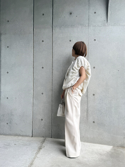 tweed ball vest